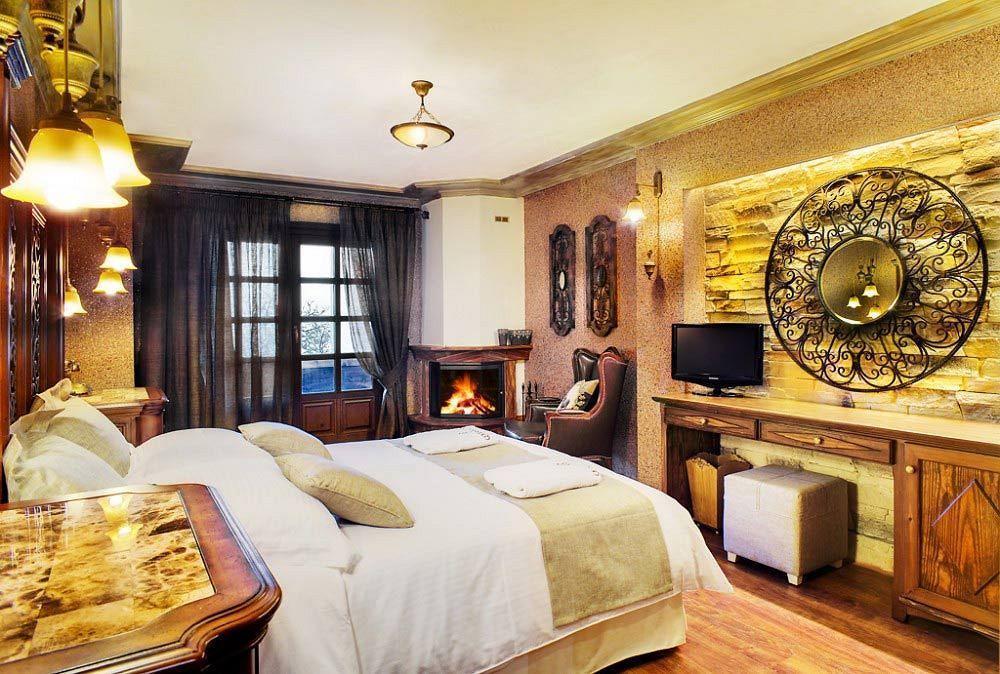 Aroma Dryos Spa & Eco Hotel メツォヴォ エクステリア 写真